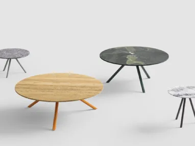 Tavolino Mini Heb con top in marmo di Desalto