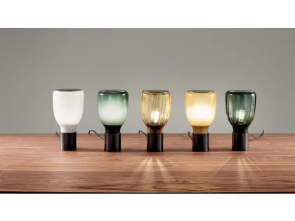 Lampada da tavolo Acquerelli in vetro soffiato colorato di Bonaldo