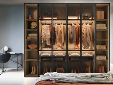 Armadio con ante a libro Alterna SM2504 di Zalf