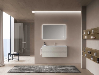 Mobile da Bagno sospeso Block System Soft C20 di Baxar