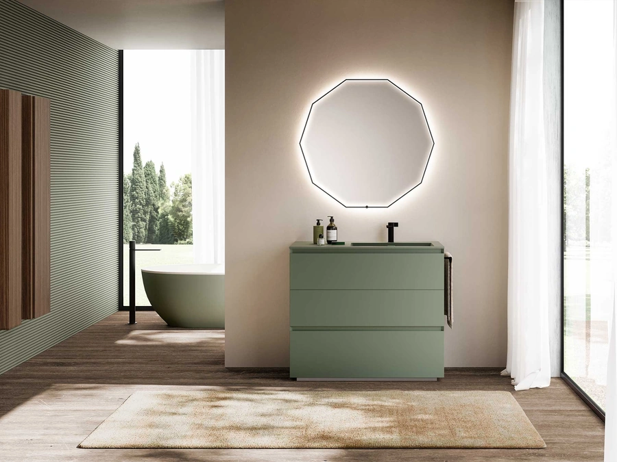 Mobile da Bagno Block System Syntesi C22 di Baxar