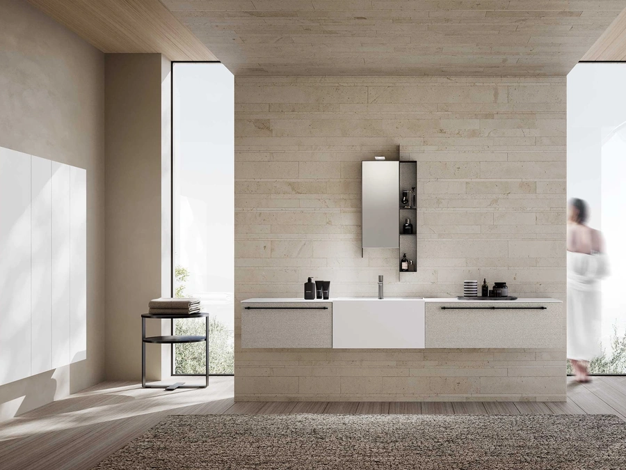 Mobile da Bagno sospeso M System 032 di Baxar