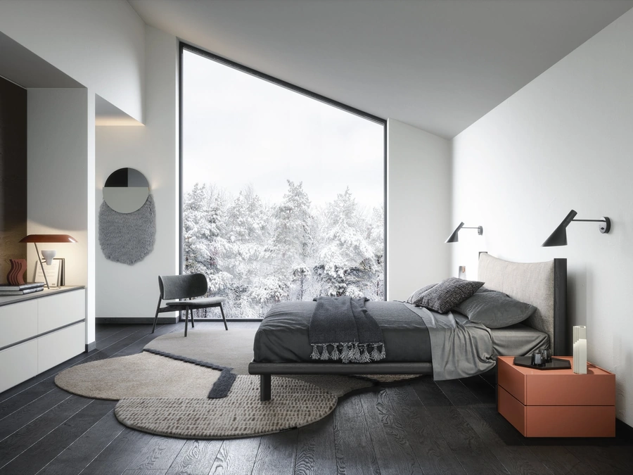 Gruppo Notte Giro Giro System in laccato di Novamobili