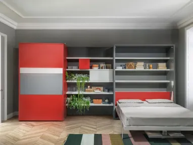 Letto a scomparsa trasformabile Living 11 Penelope 2 Dining di Clei