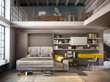 Letto a scomparsa Tango 02 di Clei