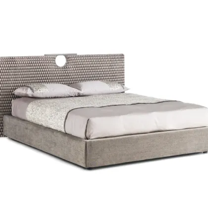 Letto Bay in tessuto con box contenitore di Cantori