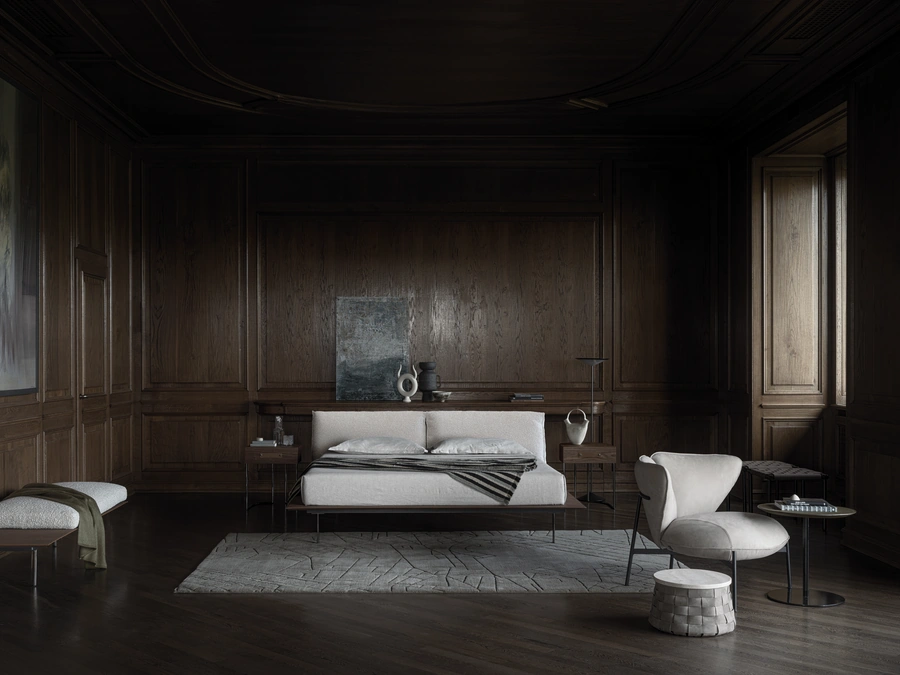Letto Vogue Cuoio di Cierre Imbottiti