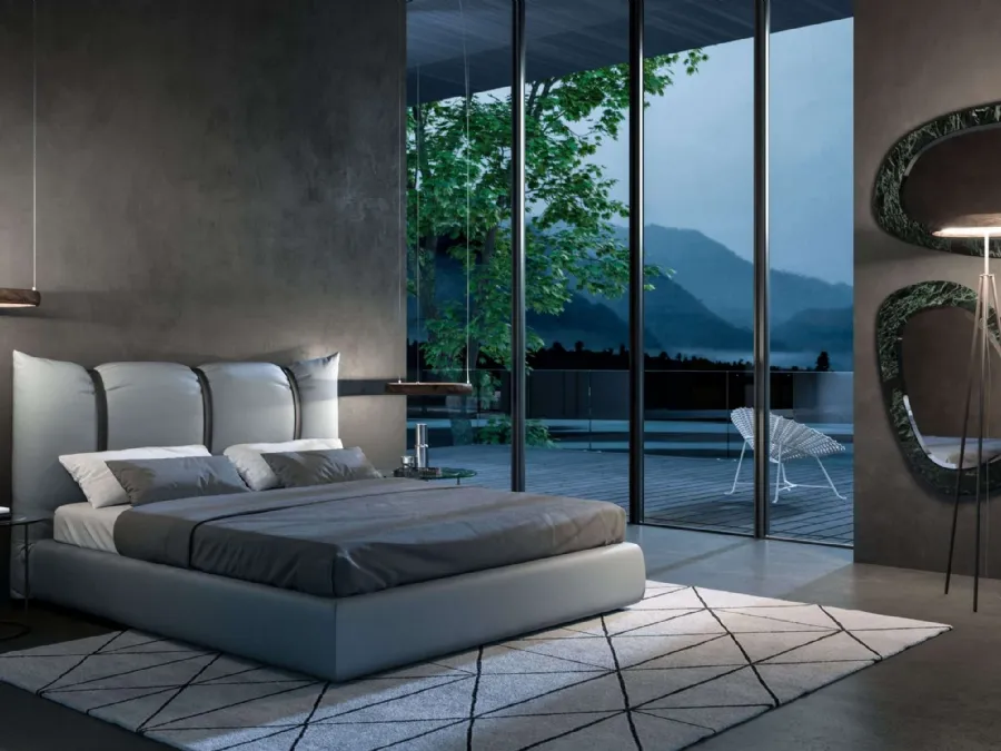 Letto con box contenitore Confit di Ozzio