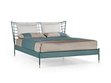 Letto con testiera in ferro battuto Countour di Cantori