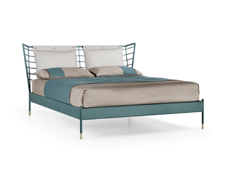 Letto con testiera in ferro battuto Countour di Cantori