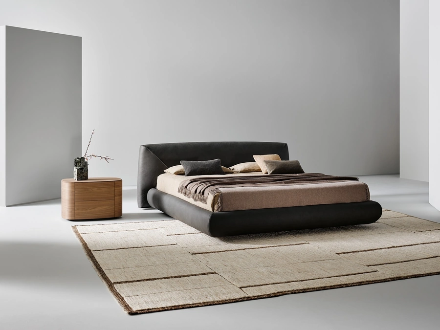 Letto in pelle Holden di Bonaldo