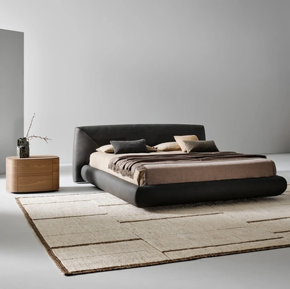 Letto in pelle Holden di Bonaldo
