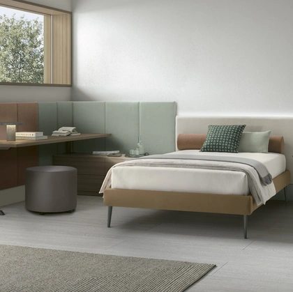 Letto imbottito Boiserie di V&Nice