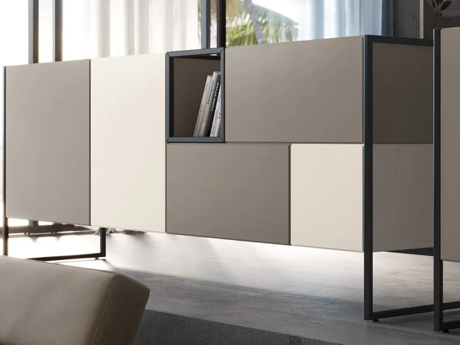 Madia Rebel RS 10 in laccato opaco bicolore di Fimar