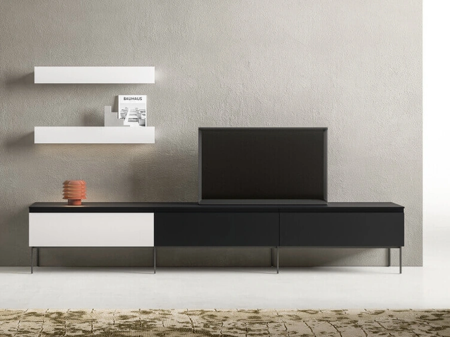 Parete Attrezzata SpaceMakers day Grip di Zalf