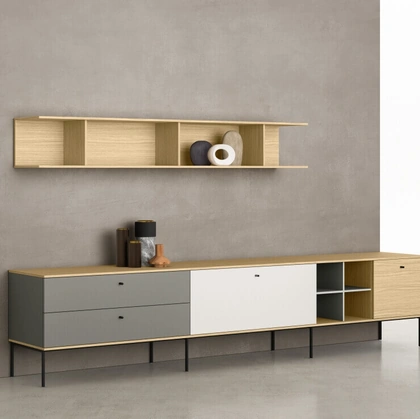 Parete Attrezzata SpaceMakers day Plana di Zalf