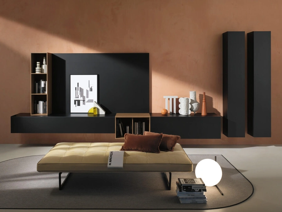 Parete Attrezzata SpaceMakers day SM2203 di Zalf