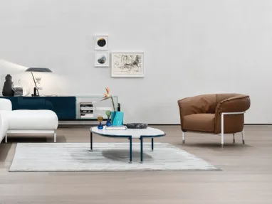 Poltroncina Mac in microfibra siliconata di Cierre Imbottiti