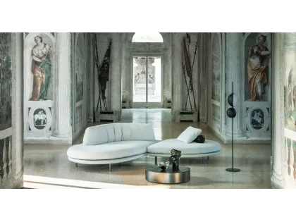 Divano di design in tessuto Elies di Desirèe