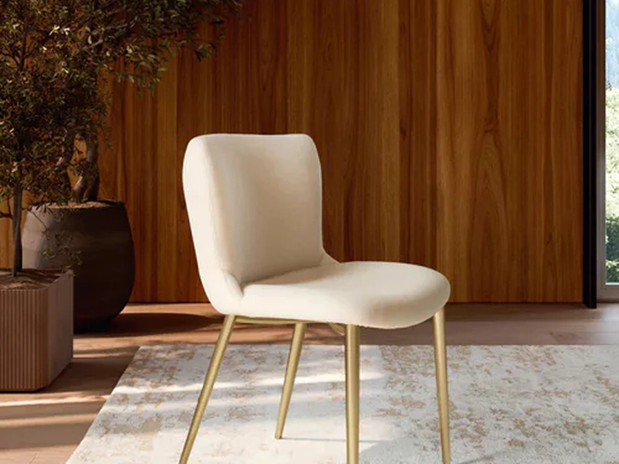 Sedia in tessuto Ariel di Bontempi