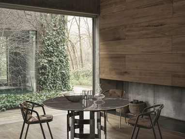 Tavolo Imperial Rotondo in SuperMarmo di Bontempi