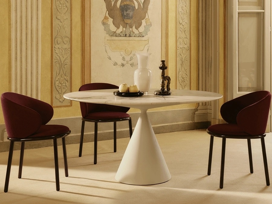 Tavolo Clay in marmo di Desalto