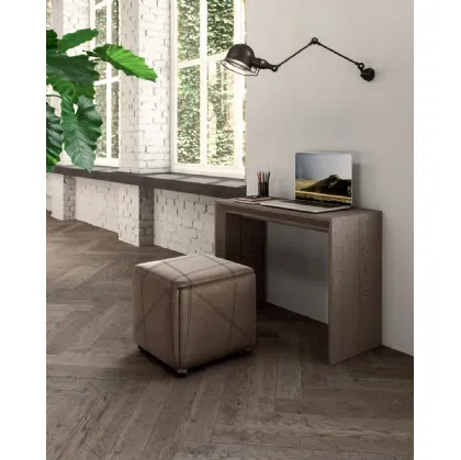 Consolle allungabile in Rovere dotata di 5 prolunghe esterne Golia di Ozzio