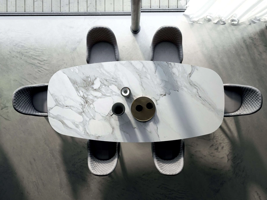 Tavolo Fil8 Fisso in Ceramica di Ozzio