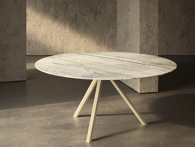 Tavolo HEB Round in marmo di Desalto