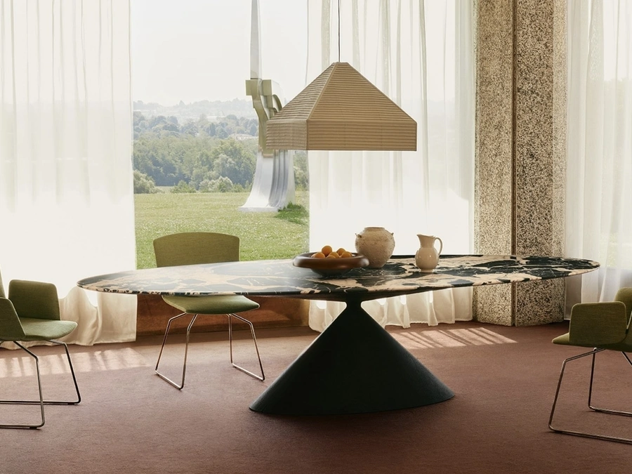 Tavolo Maxy Clay marmo di Desalto