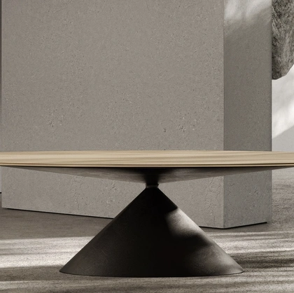 Tavolo Maxy Clay wood di Desalto