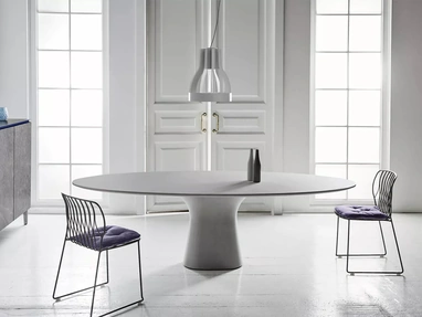 Tavolo Podium in cemento di Bontempi