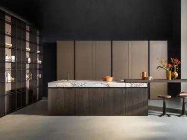 Cucina Design con isola Sei Project 1 di Euromobil