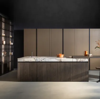 Cucina Design con isola Sei Project 1 di Euromobil