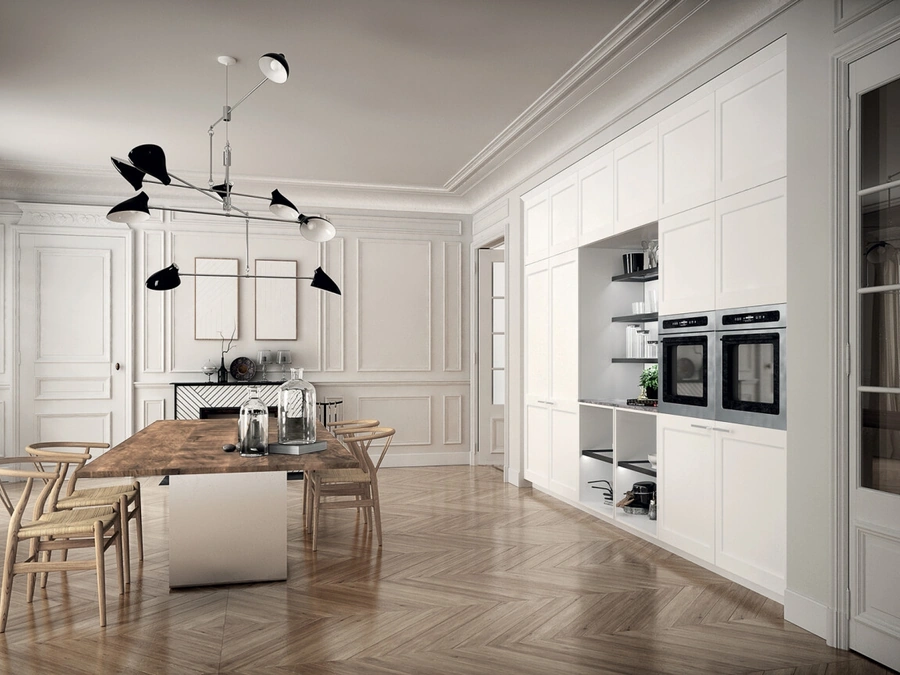 Cucina Design ad angolo Filò Project 3 di Euromobil