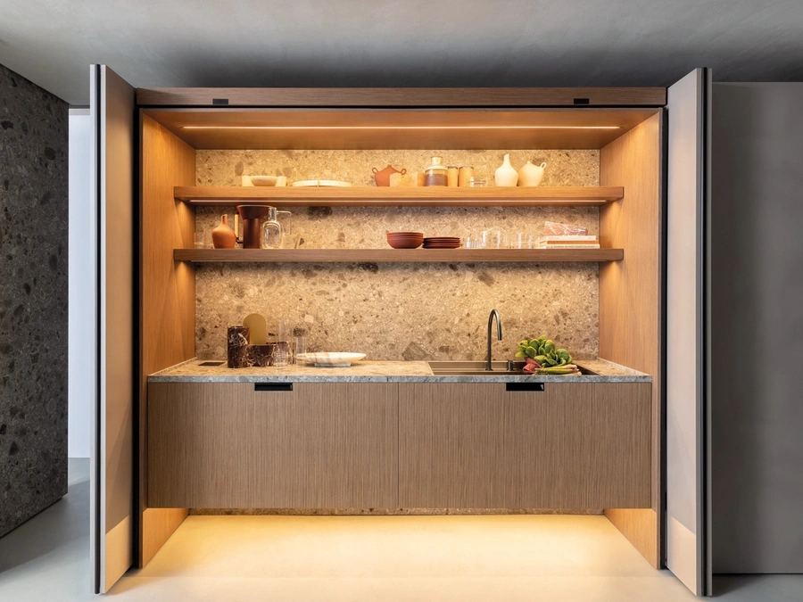 Cucina Design con doppia isola Lain Project 2 di Euromobil