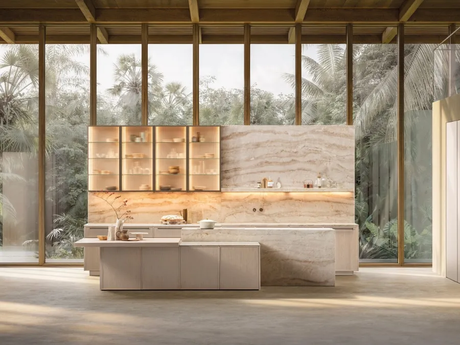 Cucina Design con isola Margo di Euromobil
