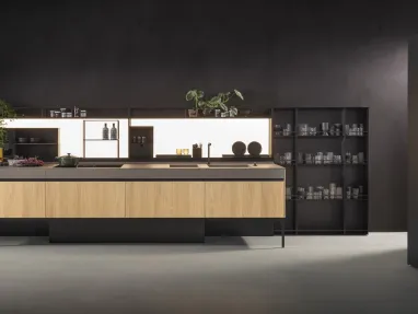 Cucina Design lineare Sei Project 4 di Euromobil