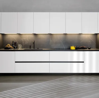 Cucina Design angolare Telero Project 8 di Euromobil