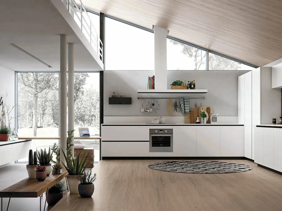 Cucina Moderna angolare Color Trend 05 di Stosa