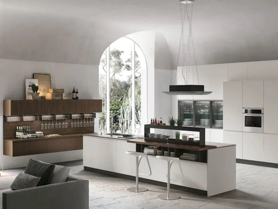 Cucina Moderna con isola Karma 02 di Stosa