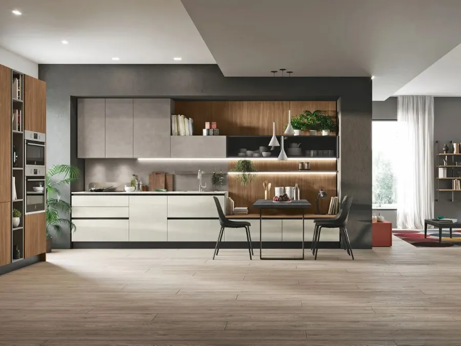 Cucina Moderna con penisola Art-Kaya di Stosa