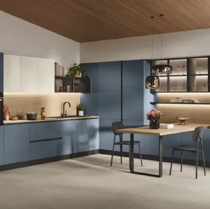 Cucina Moderna con penisola Art-Kaya di Stosa