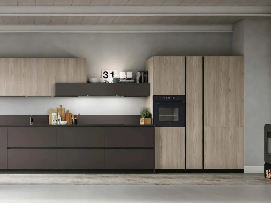 Cucina Moderna lineare Metropolis di Stosa