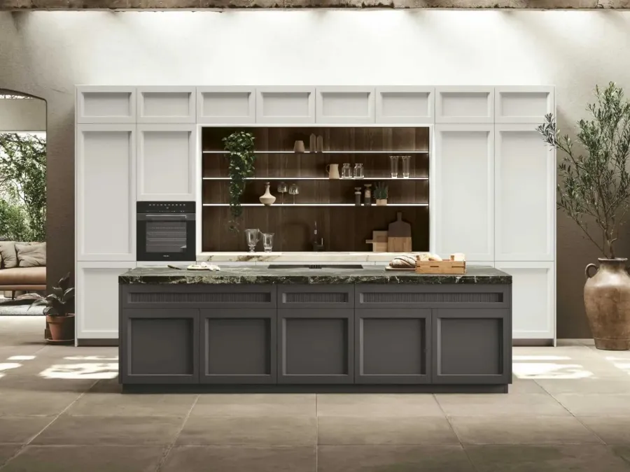 Cucina Moderna con isola Palio di Stosa