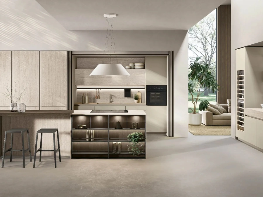 Cucina Moderna con isola Aliant 01 di Stosa