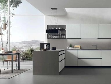 Cucina Moderna con penisola Aliant 06 di Stosa