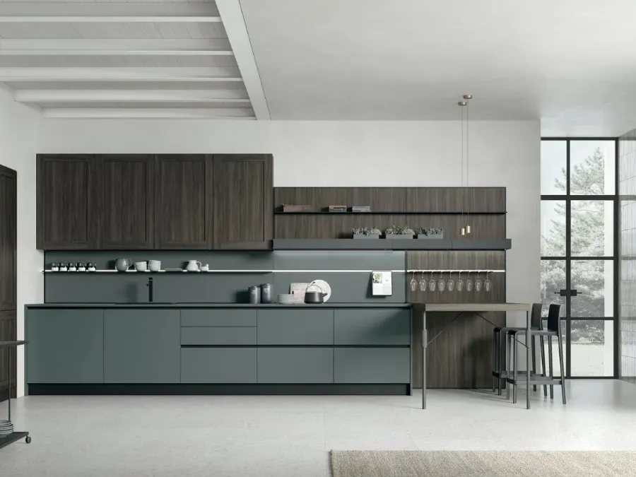 Cucina Moderna ad angolo City di Stosa