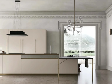 Cucina Moderna con penisola Metropolis 05 di Stosa