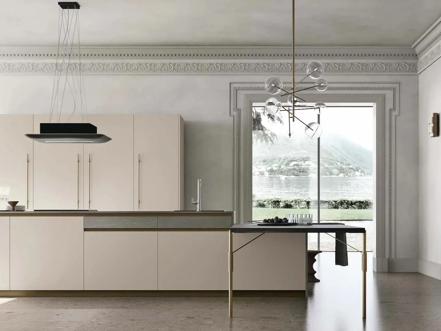 Cucina Moderna con penisola Metropolis 05 di Stosa